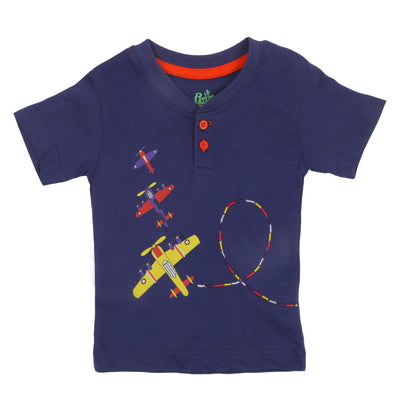 Infant Boys T-Shirt Fly - NAVY