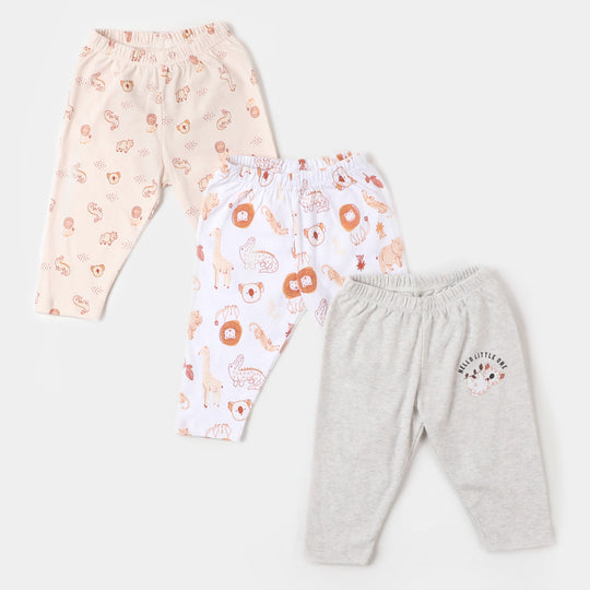 Infant Boys Cotton Pajama 3 PCs Set | Safari