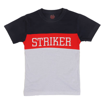 Boys T-Shirt H/S STRIKER - N. Blue