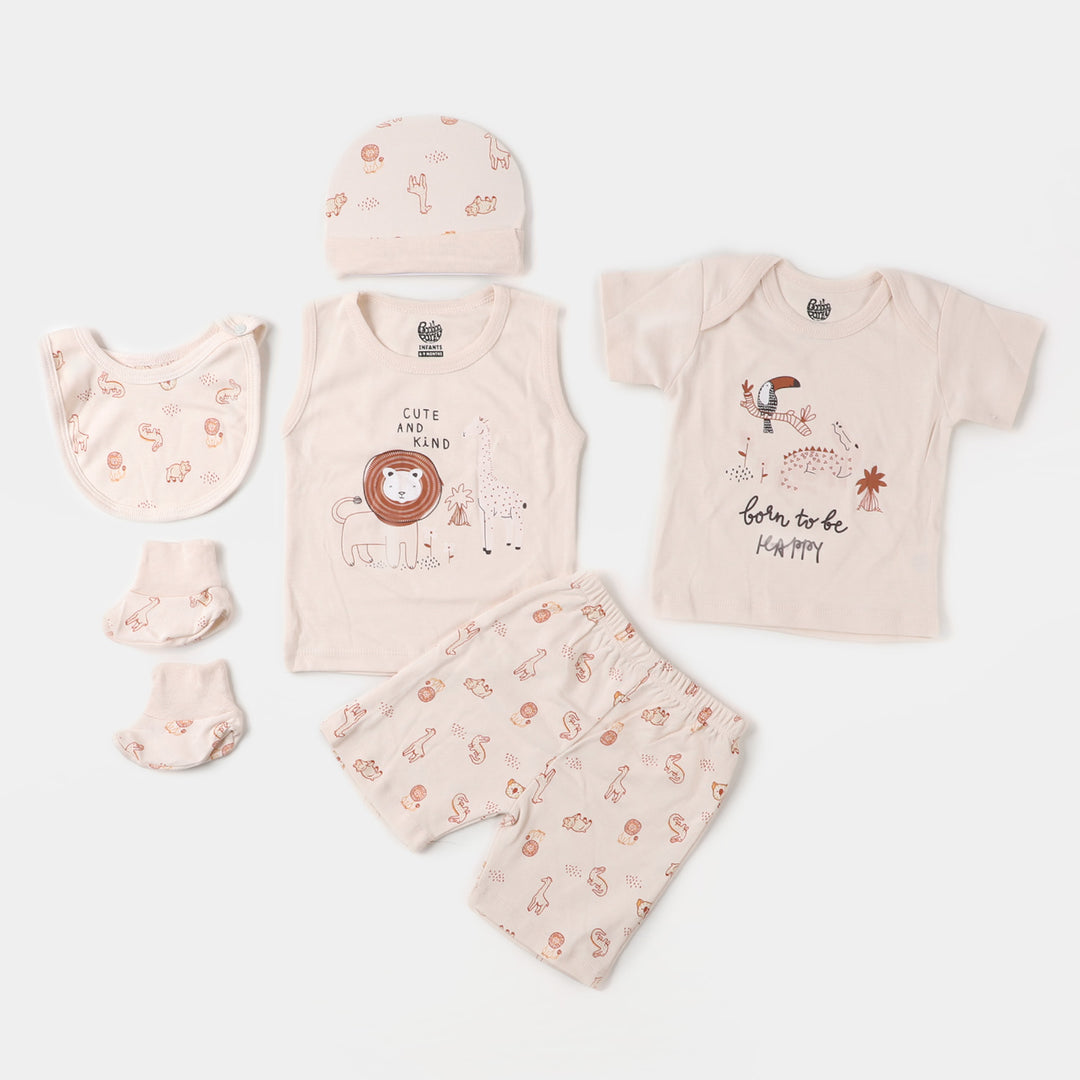 Infant Boys Cotton 6 PCs Set | Safari