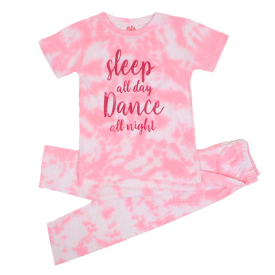 Girls Knitted Night Suit Sleep & Dance - Pink