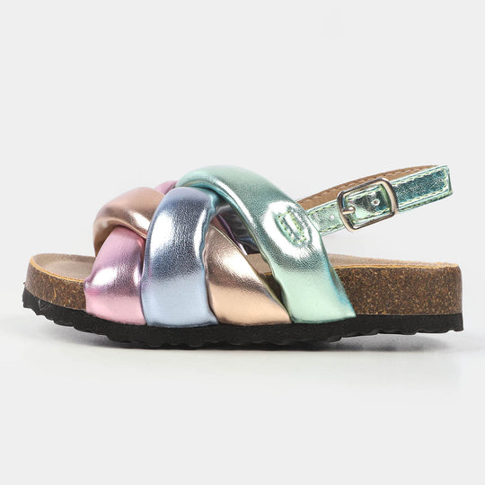 Girls Sandal 2022-194 - Pink/Green