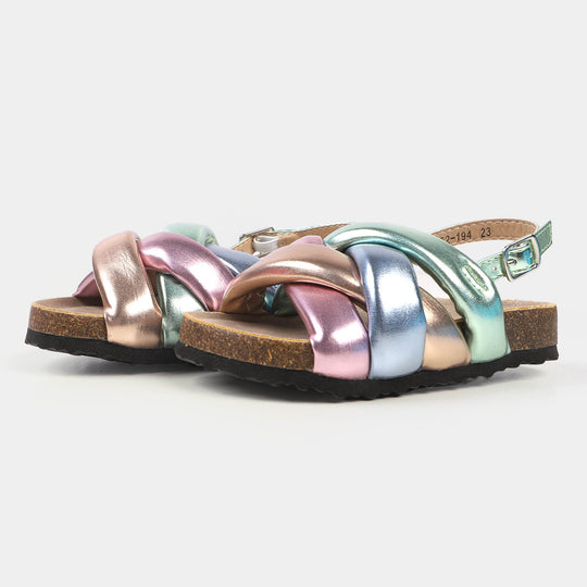 Girls Sandal 2022-194 - Pink/Green