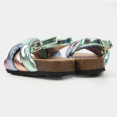 Girls Sandal 2022-194 - Pink/Green