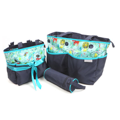 Mother Baby Bag Set - D.Blue