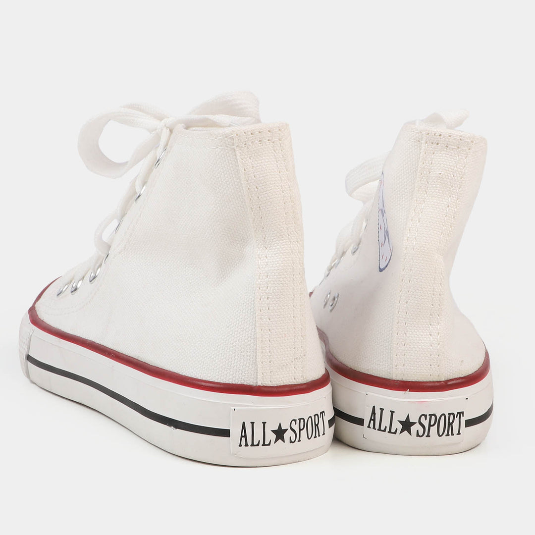 Canvas Shoes 6637 - White