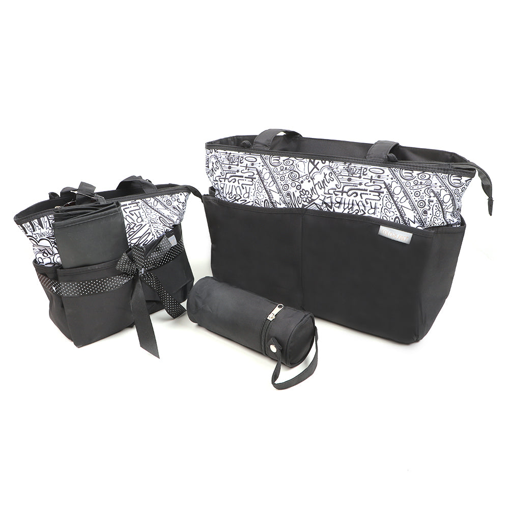 Mother Baby Bag Set - Black