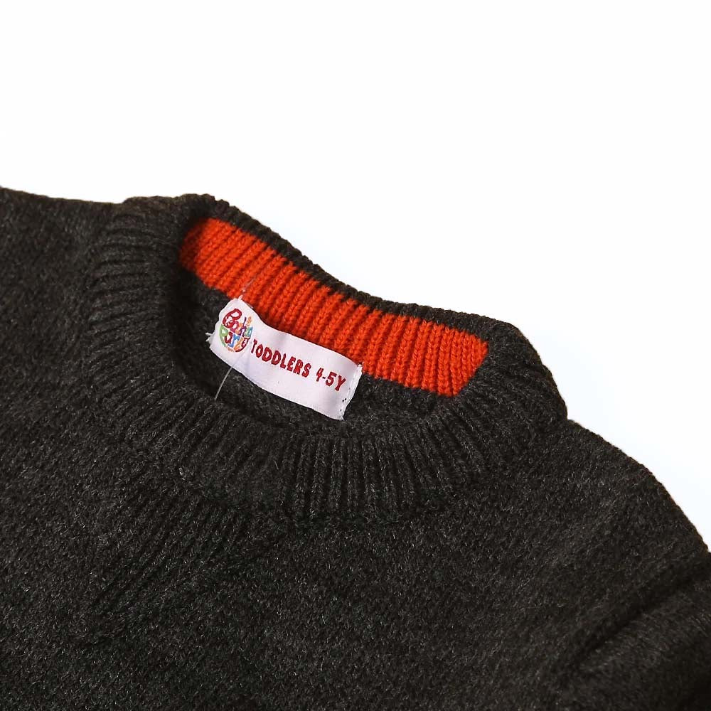 Basic Sweater For Boys - Grey