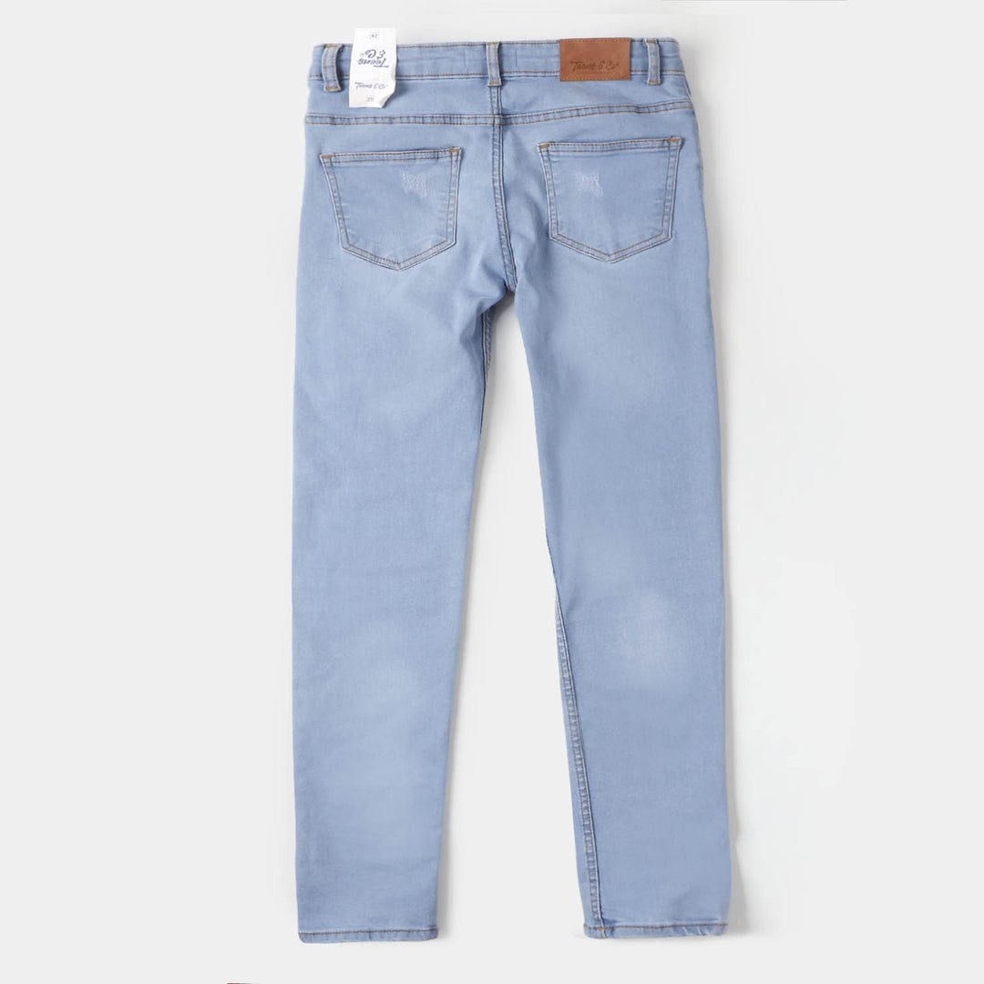 Teens Boys Denim Pant - Ice Blue