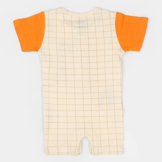 Infant Boys Knitted Romper Zebra & Giraffe - AfterGlow