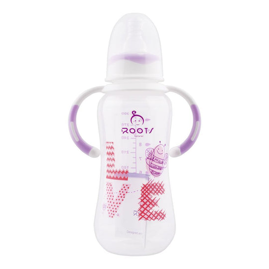 Roots Anti-Colic Feeder Bottle 300ml - Purple