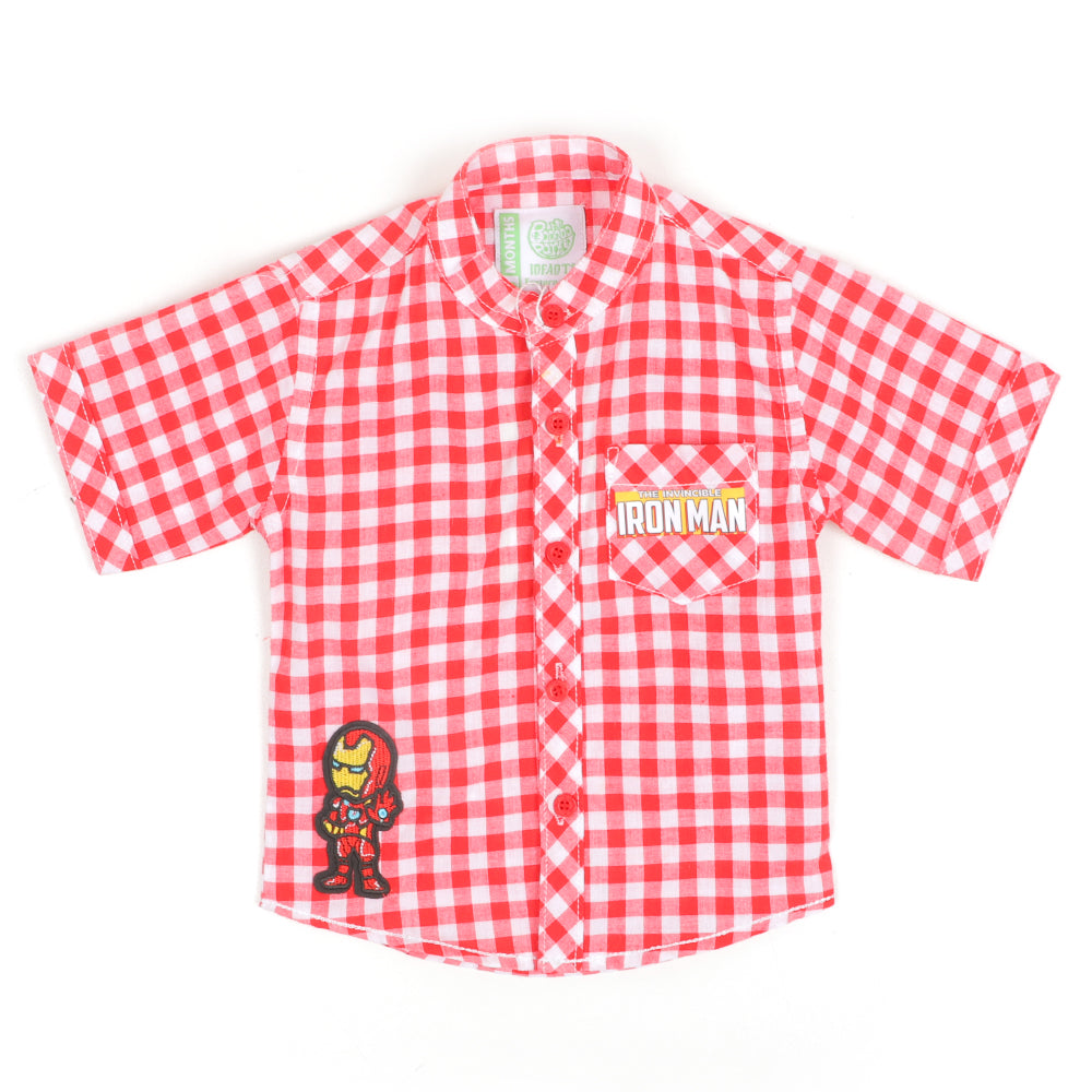 Infants Boys Casual Shirts Character - Red