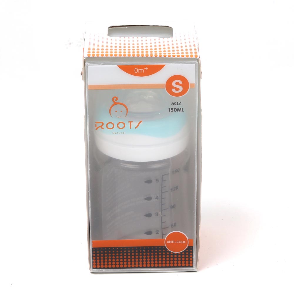 Roots Anti-Colic Glass Feeder Bottle - 150ml (J1004)