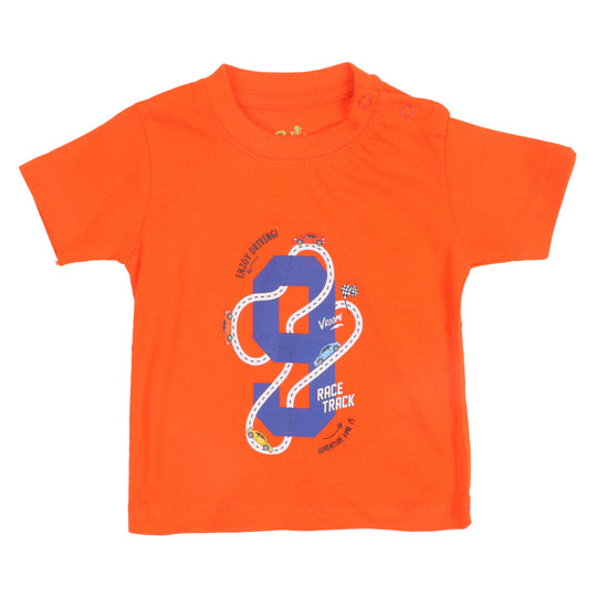 Infant Boys T-Shirt Vroom! - Red Alert