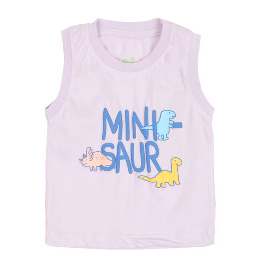 Infant Boys Sando Mini Saur- Grey