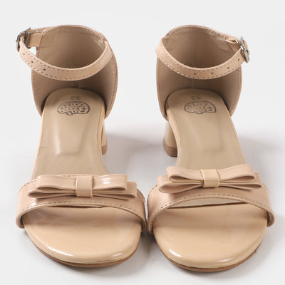 Girls Sandal Heels 456-4 - BEIGE