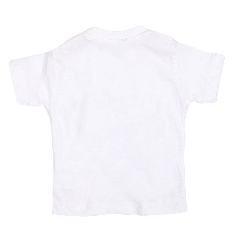 Infant Boys T-Shirt Character - B White