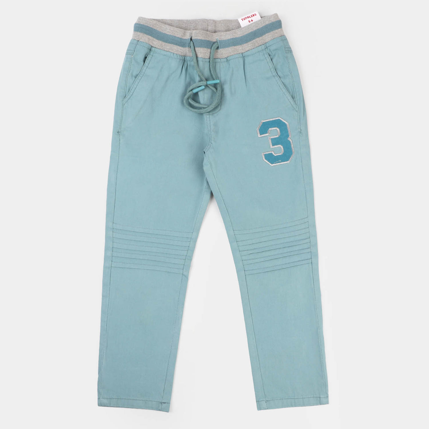 Boys Cotton Pant No-3 - Teal Blue