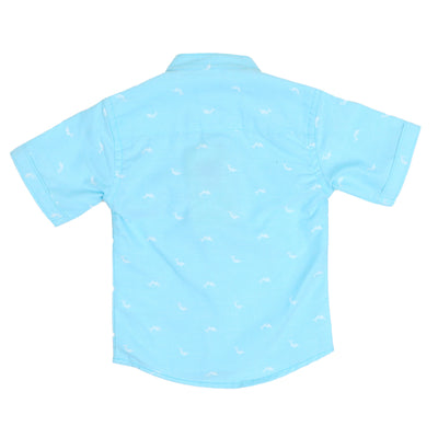Infants Boys Casual Shirts Beaching - LT.Blue
