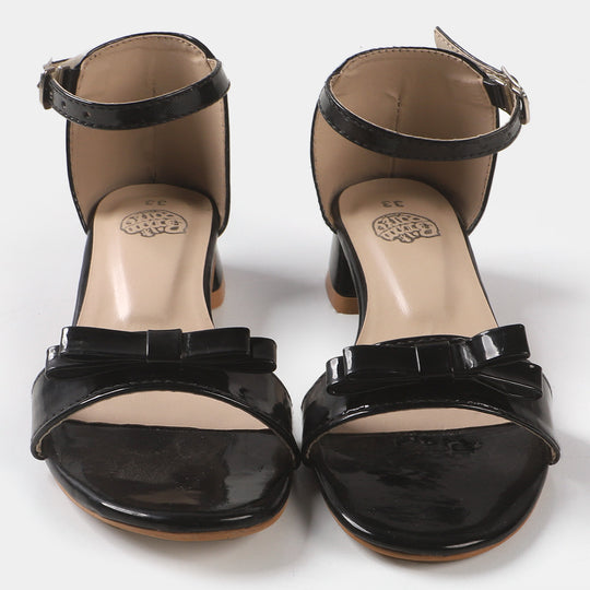 Girls Sandal Heels 456-4 - BLACK