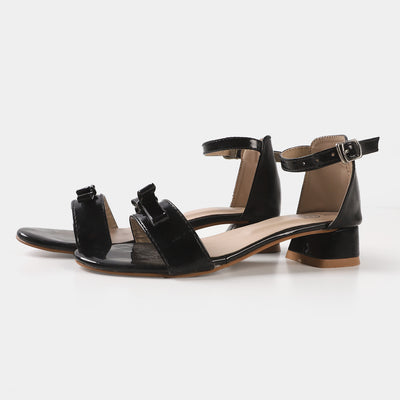 Girls Sandal Heels 456-4 - BLACK