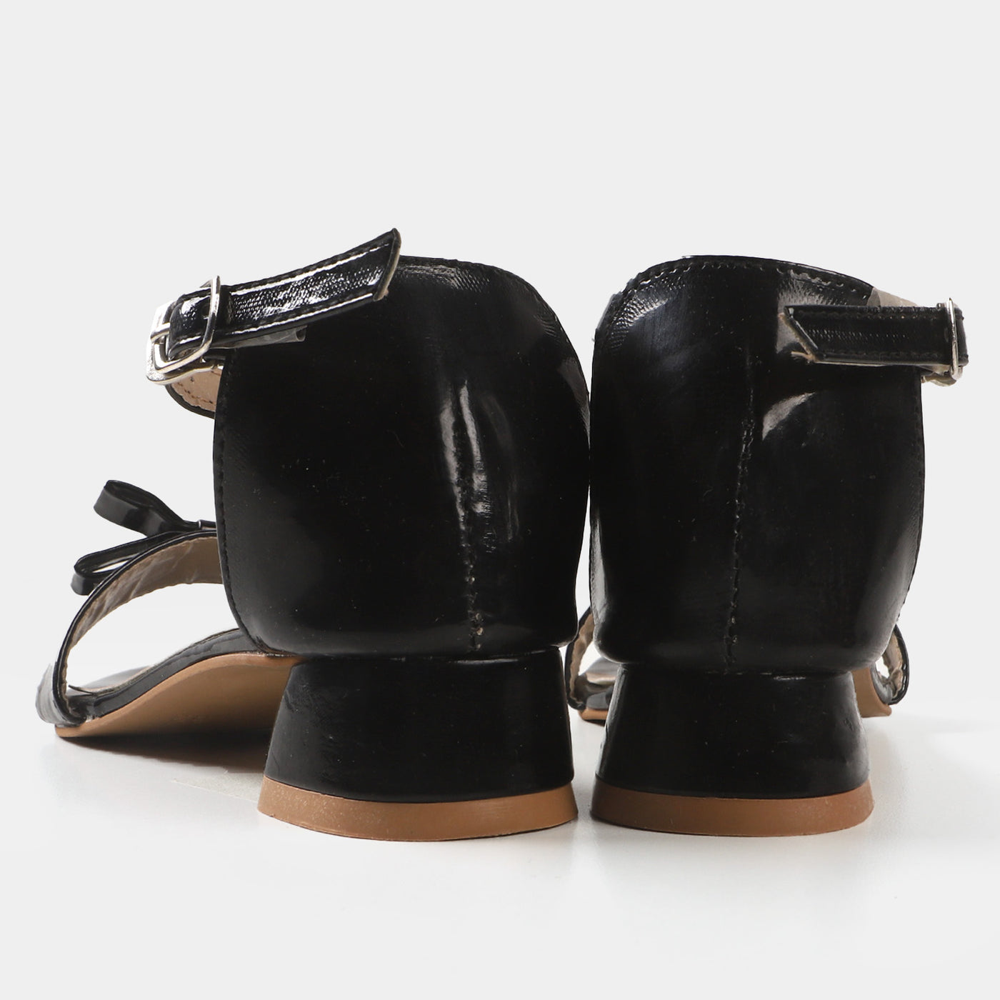Girls Sandal Heels 456-4 - BLACK
