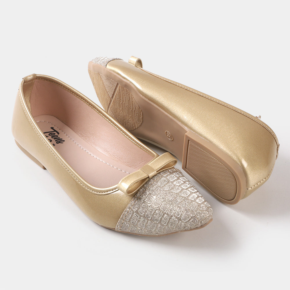 Teens Girls Pumps PP 80-5 - Gold