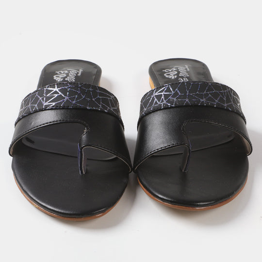 Teens Girls Slipper SL 80-7 - BLACK