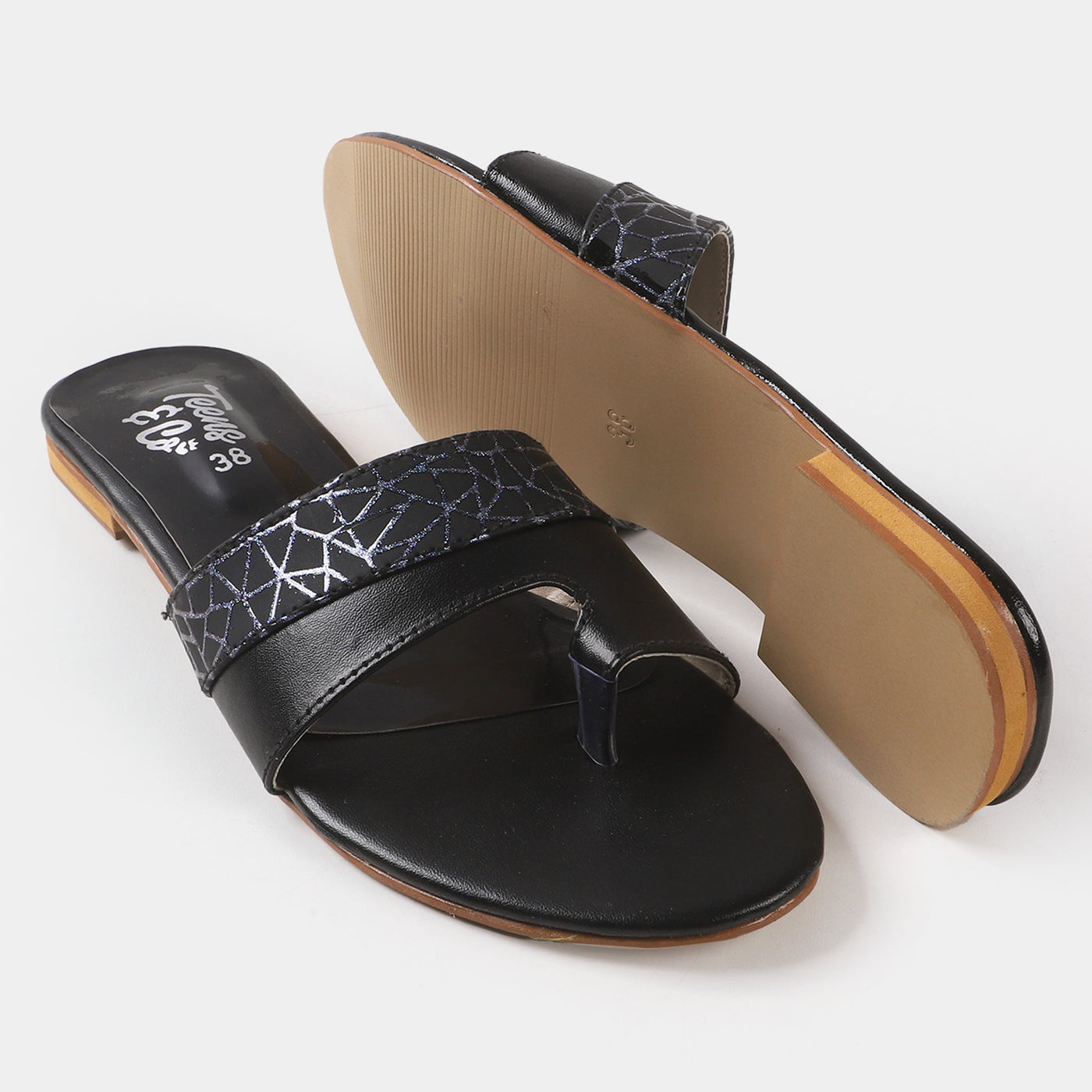 Teens Girls Slipper SL 80-7 - BLACK