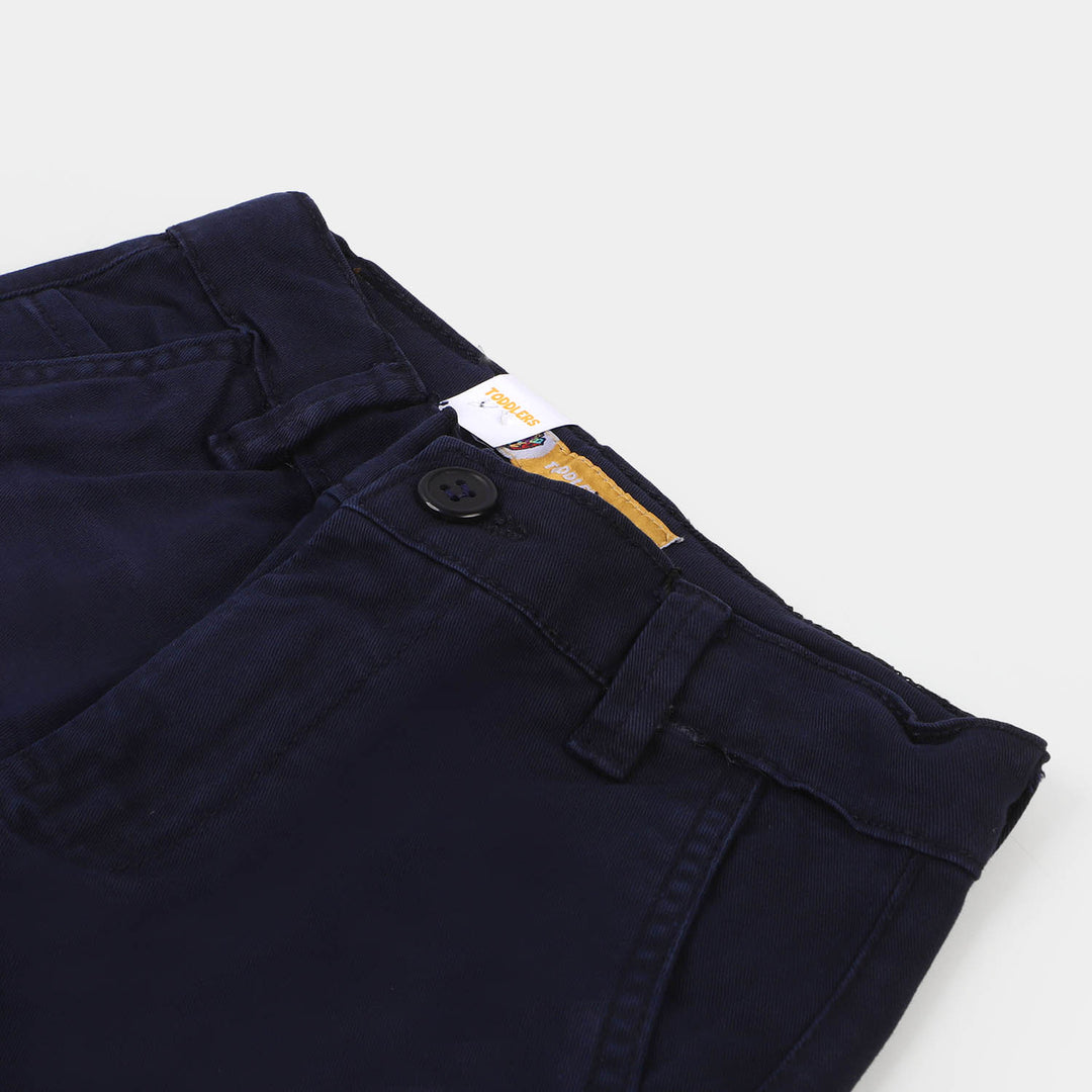 Boys Cotton Basic Pant - Navy Blue