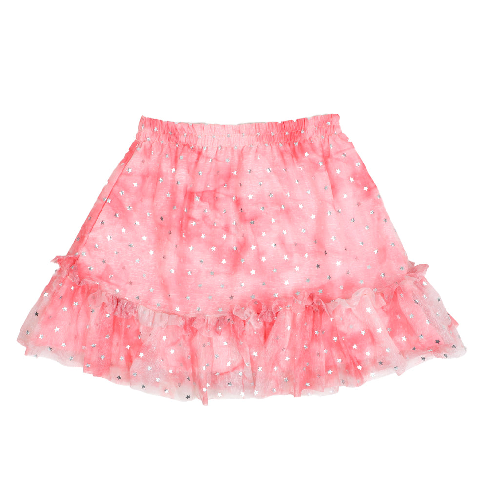 Infants Girls Chiffon Casual Skirt Tye Dye Print - Paradise