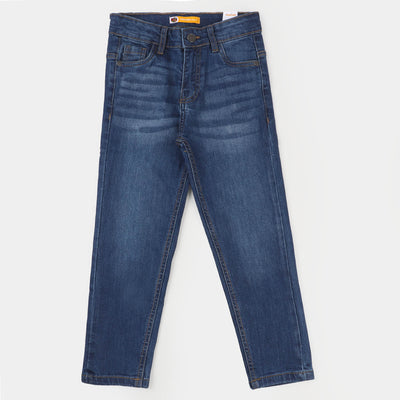 Boys Denim Pant Basic - Mid Blue