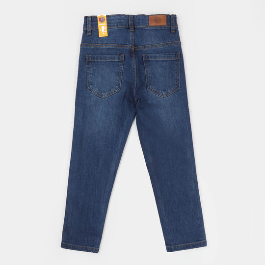 Boys Denim Pant Basic - Mid Blue