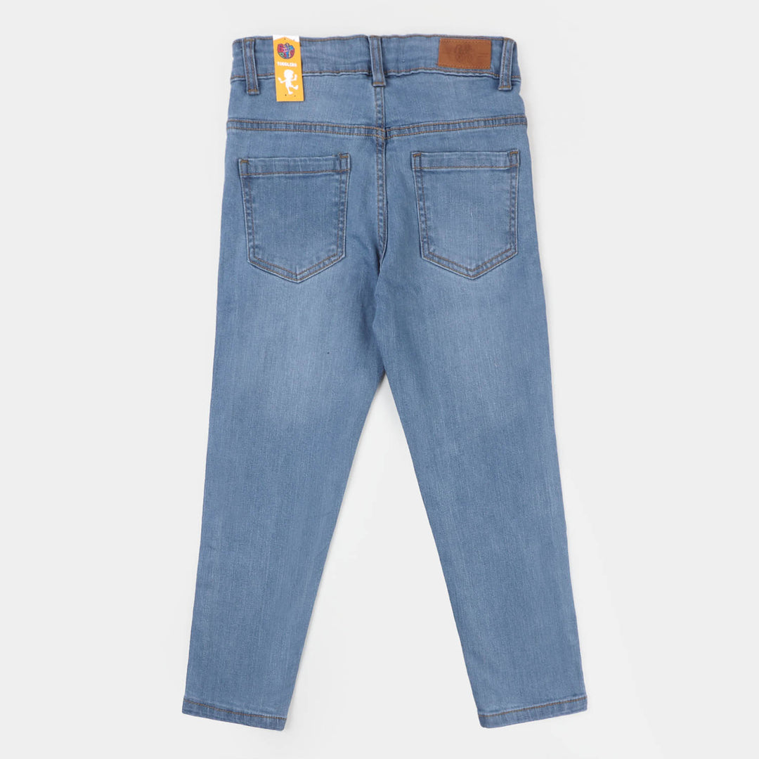 Boys Denim Pant Basic  - L-Blue