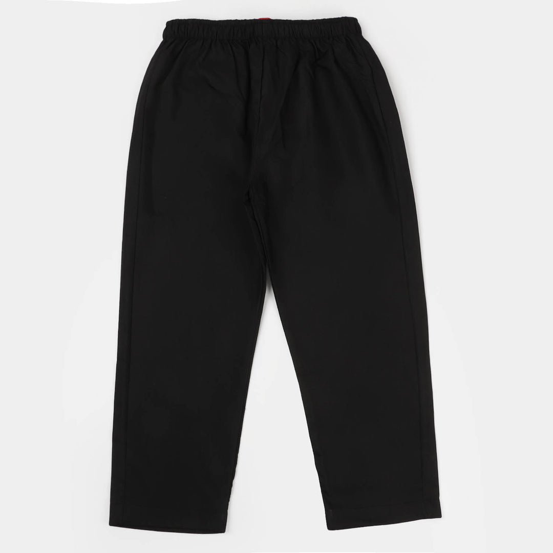 Boys Basic Pajama  - BLACK