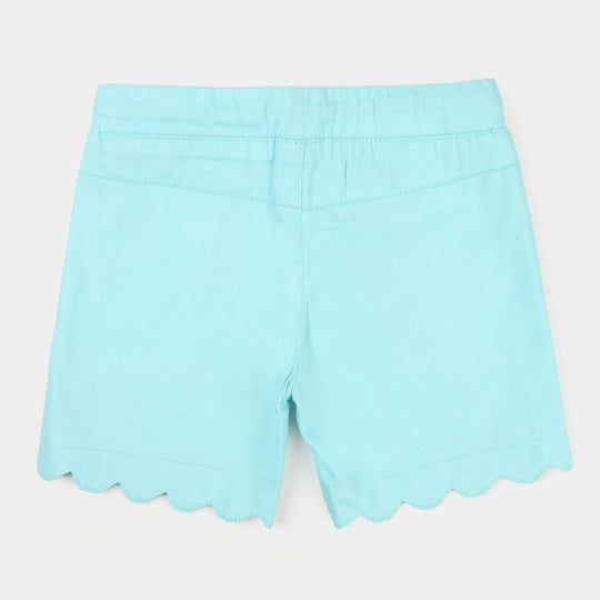 Girls Cotton Short My Secret Garden - Aqua Green