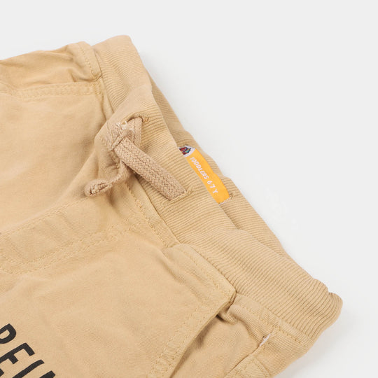 Boys Cotton Pant Being Un-Stop - Khaki