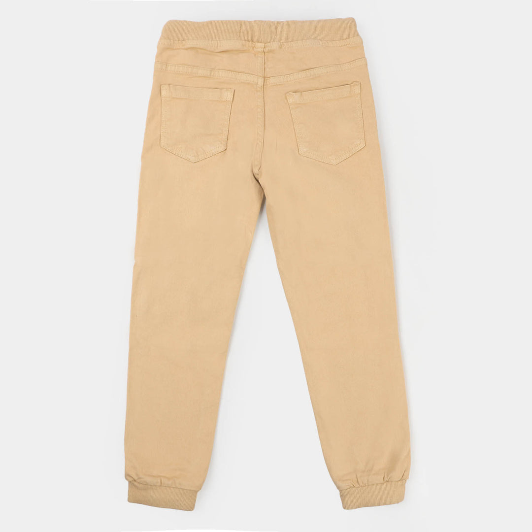 Boys Cotton Pant Being Un-Stop - Khaki