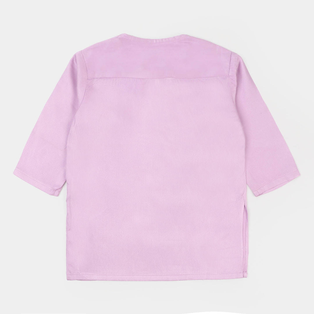 Infant Boys Basic Kurta - Lilac