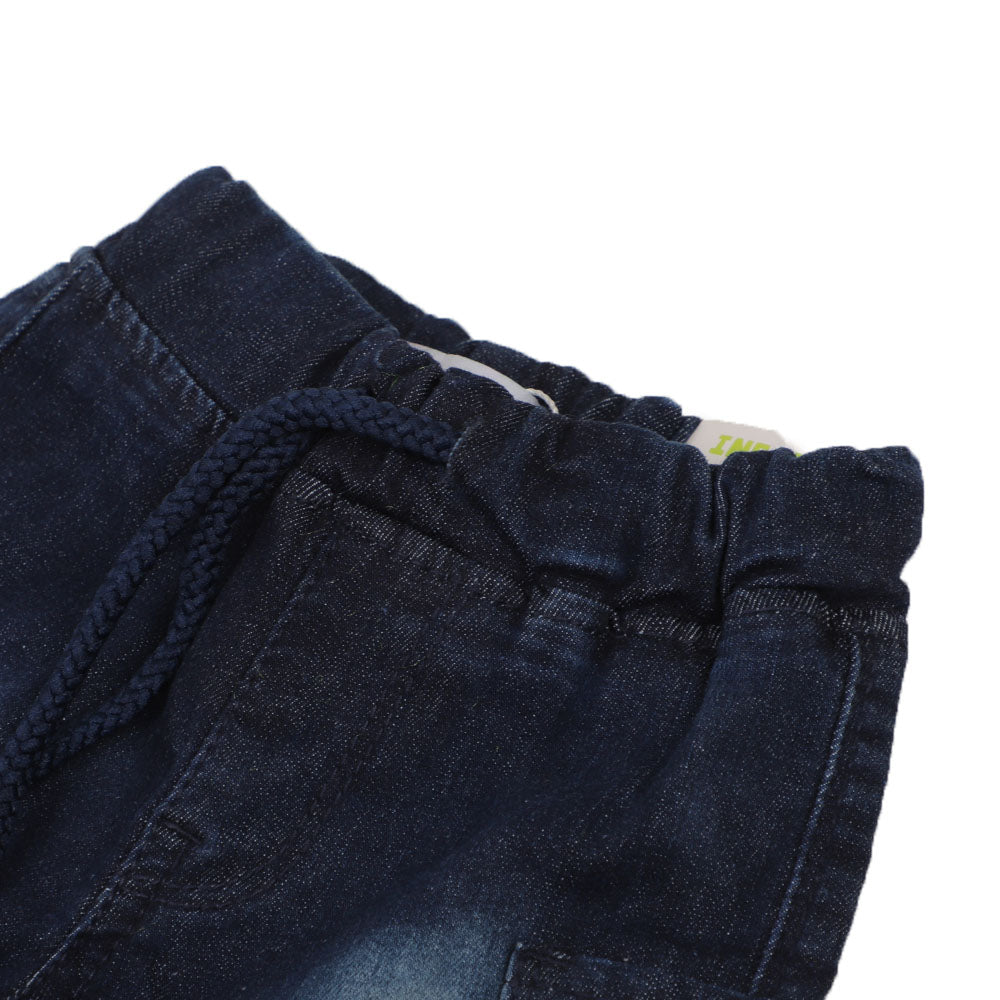 Infant Boys Pant Denim Play In The Dirt -DARK BLUE