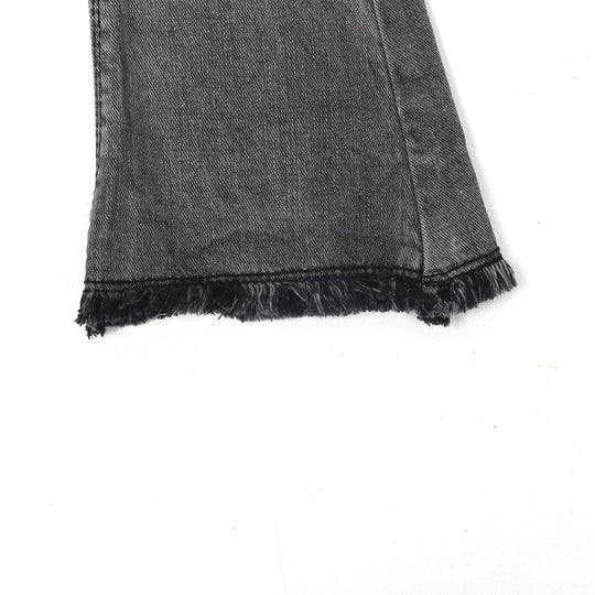 Girls Pant Denim Dipdye - Black