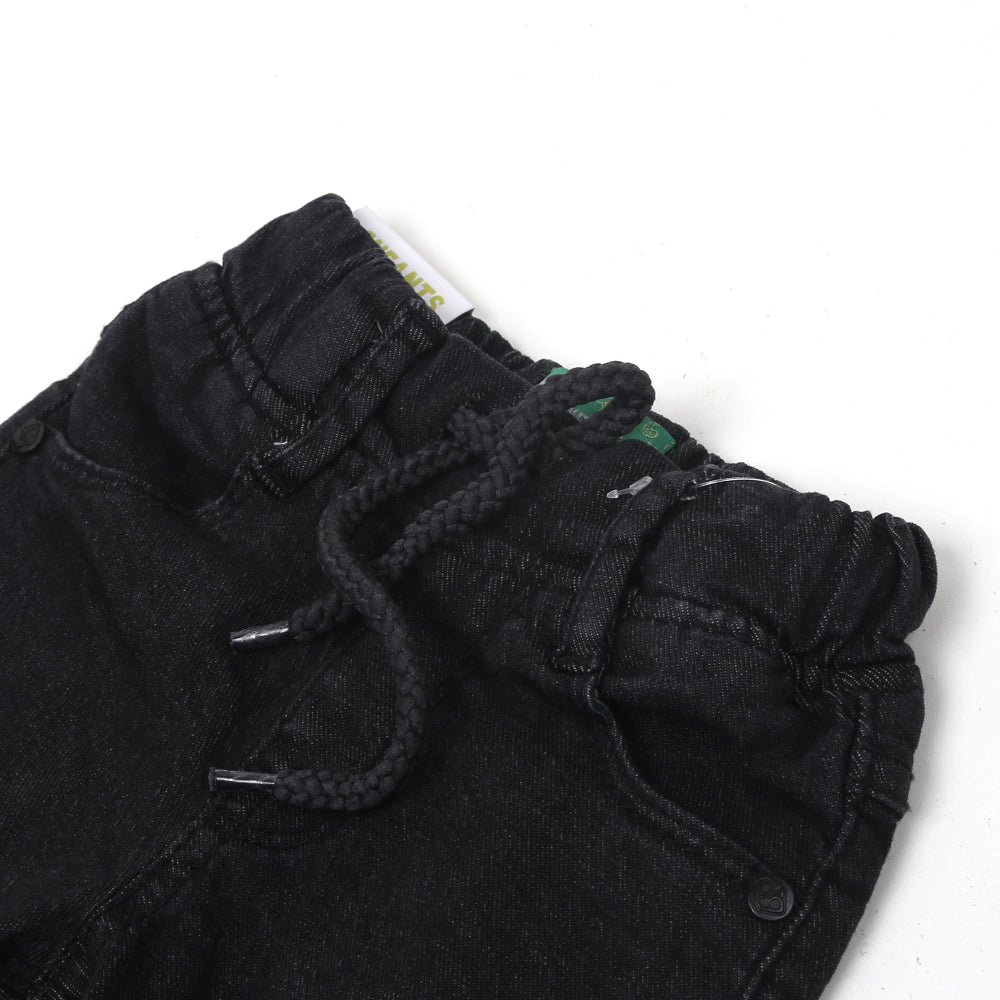 Girls Pant Denim Dipdye - Black