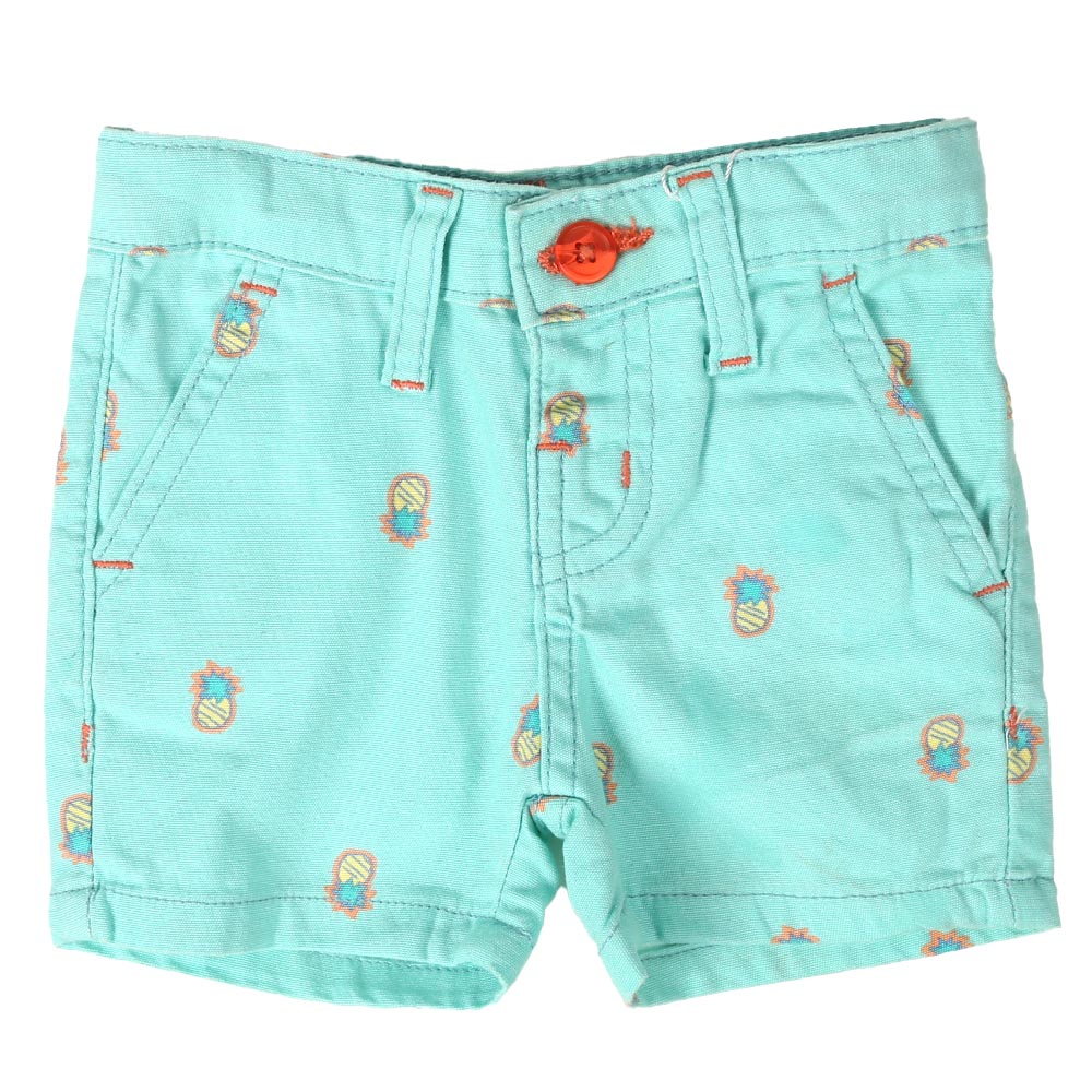 Infant Boys Short Pineapple - Mint