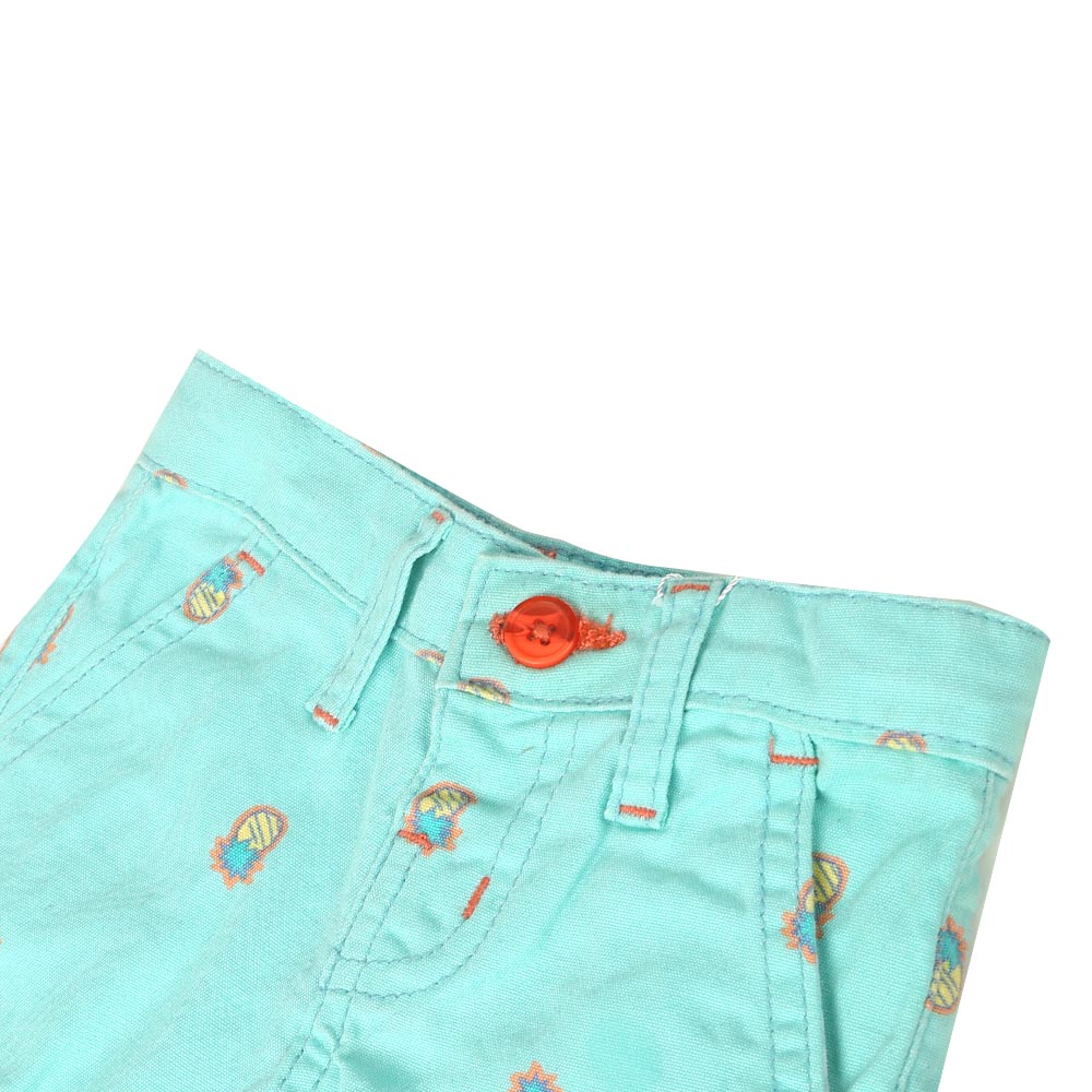 Infant Boys Short Pineapple - Mint