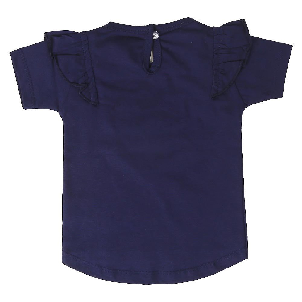 Infant Girls T-Shirt -NAVY