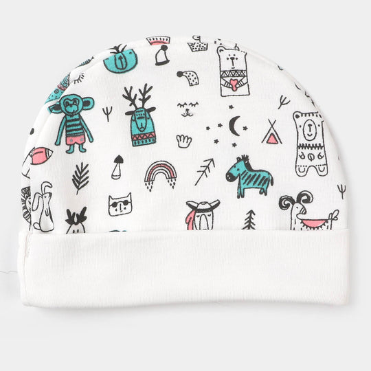 Cap 2 Pc Little Dude - White