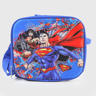 Super Hero 3IN1 "School Bag Blue With Trolley, 33.5" For Kids