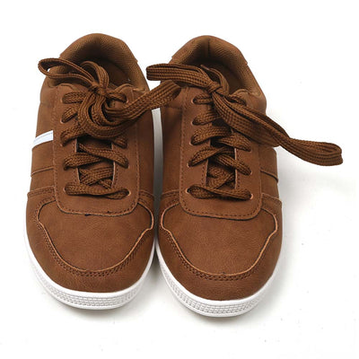 Casual Lace Up Sneakers For Boys - CAMEL