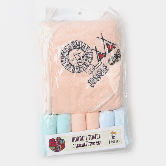 Bath Towel Jungle Camp - Peach