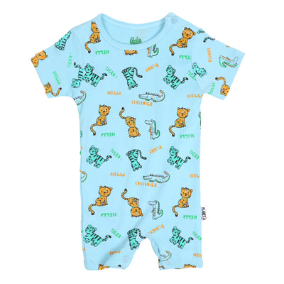 Infant Boys Knitted Romper Hello Tiger